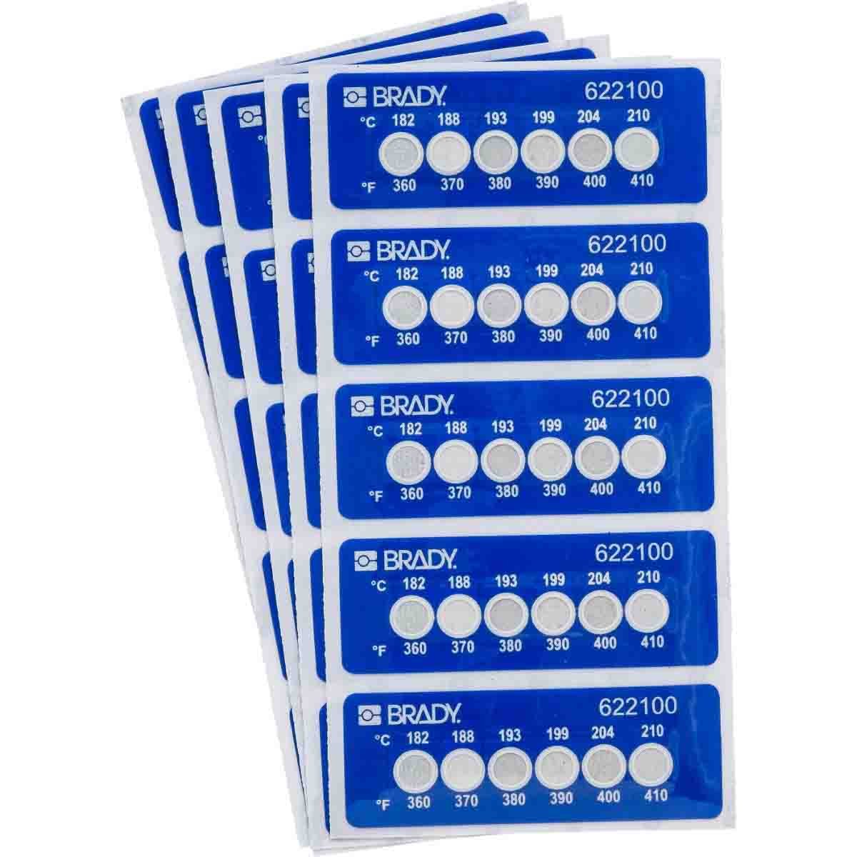 TIL-6-182C/360F - IRR.TEMP.INDICATING LABEL