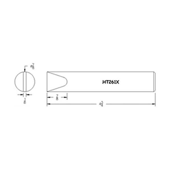 HEXACON PUNTA SALDANTE HT261X - CACCIAVITE 7/8"