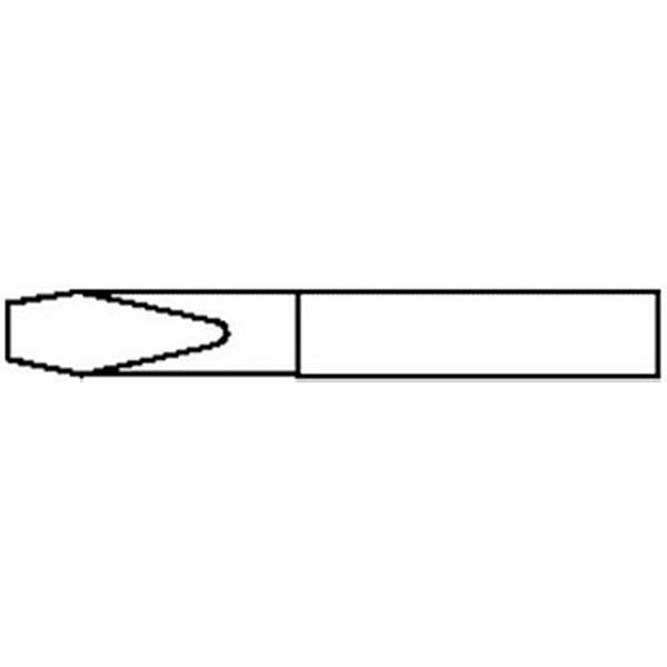TIP SEMI-CHISEL 3/16 FOR STICK IRON