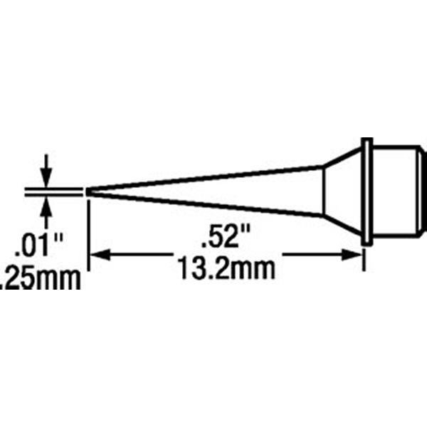 METCAL STTC-190 - PUNTA CONICA 0.25 MM - SERIE 700