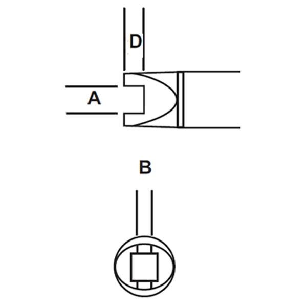 METCAL SMTC-096 - PUNTA BIFORCUTA CHIP 0402 E