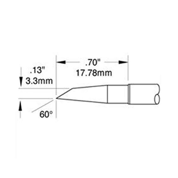 METCAL SMTC-1147 - PUNTA FETTA DI SALAME 3.3 MM -