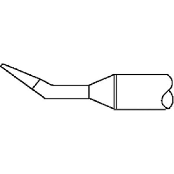 METCAL STTC-040 - PUNTA CONICA CURVA LUNGA 0.4 MM