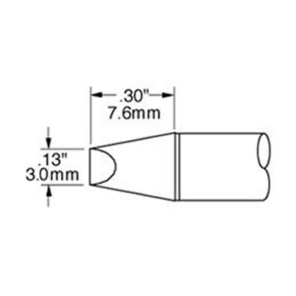 METCAL SSC-613A - PUNTA A CACCIAVITE 90° 3 MM -