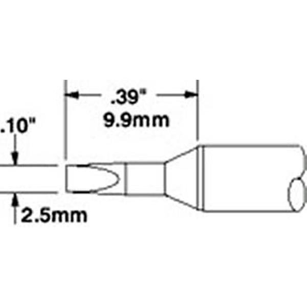 METCAL STTC-536 - PUNTA CACCIAVITE LUNGO 2.5 MM -