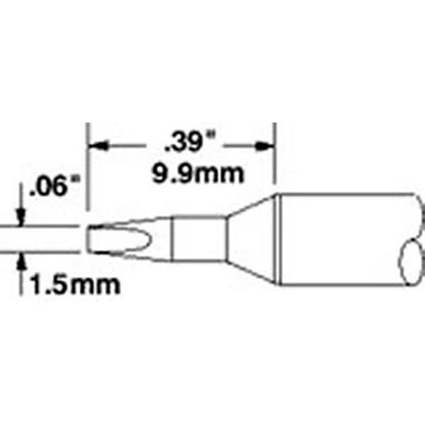 METCAL STTC-538 - PUNTA CACCIAVITE LUNGO 1.5 MM -