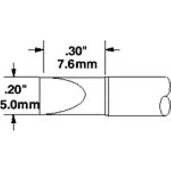 METCAL STTC-817 - PUNTA A CACCIAVITE 5.0 MM -