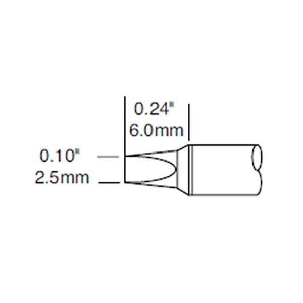METCAL STTC-136P - PUNTA A CACCIAVITE 2.5 MM -
