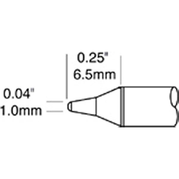 METCAL STTC-101P - PUNTA CONICA 1.0 MM - SERIE 700