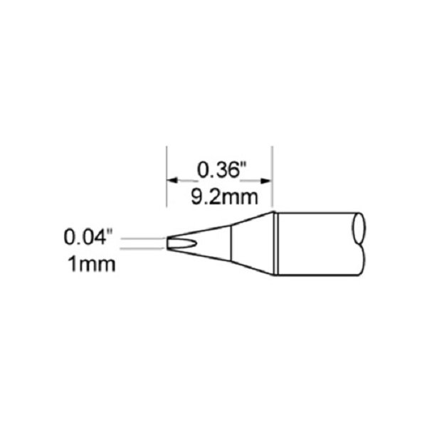 METCAL SFP-CH10 - PUNTA A CACCIAVITE 1.0 MM
