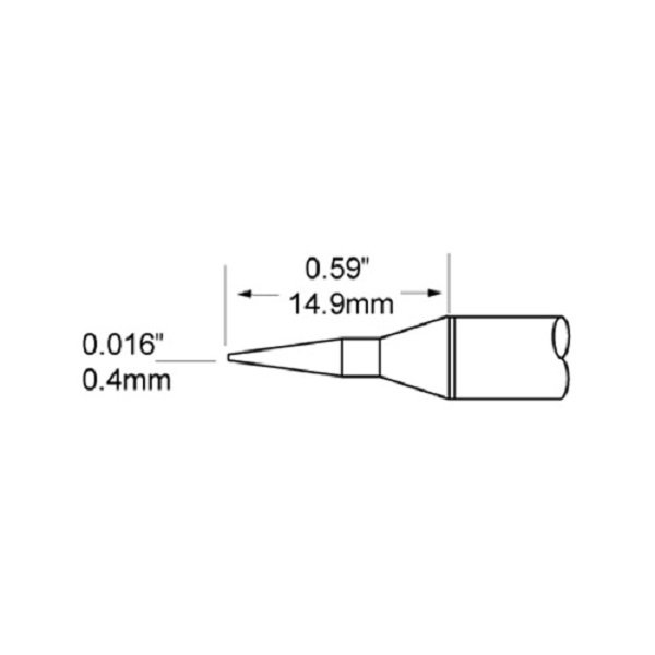 METCAL SFP-CNL04 - PUNTA CONICA 0.4 MM