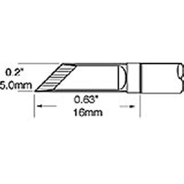 METCAL SFP-DRK50 - PUNTA A FETTA DI SALAME 5.0 MM