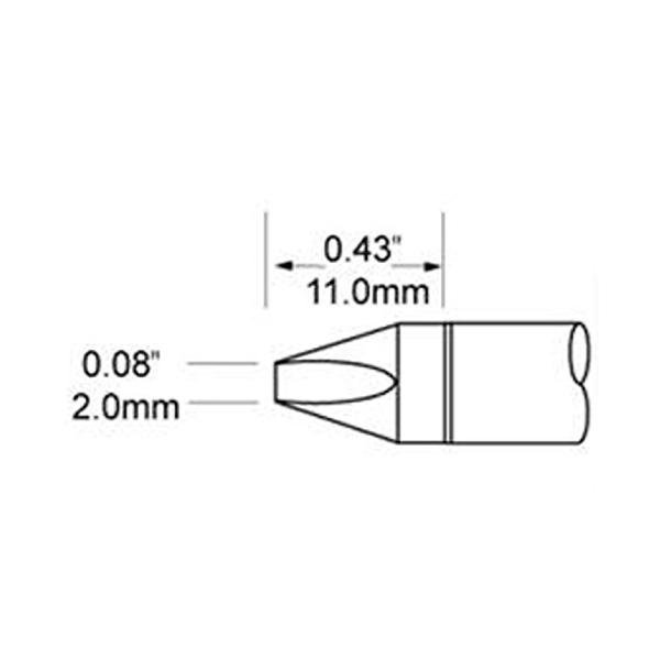 METCAL SFV-CH20 - PUNTA A CACCIAVITE 2.0 MM