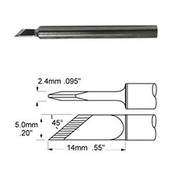 METCAL SFV-DRK50 - LAMA INCLINATA 45? 5.0 MM