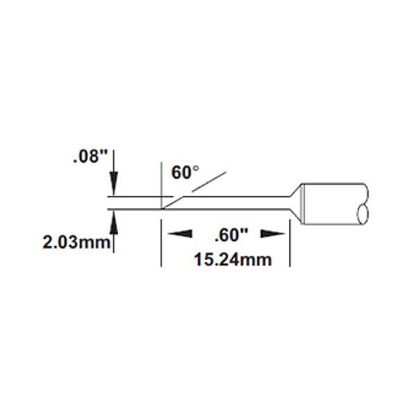 METCAL SMTC-1169 - PUNTA A MINIONDA LUNGA - SERIE