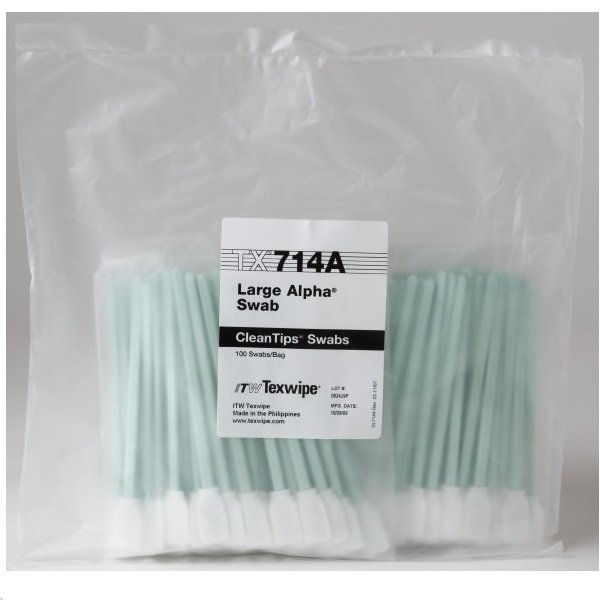 TEXWIPE TX714A swab, large, alpha swab, 100/pack