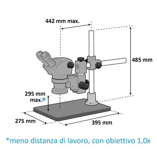 VISION SX45 ELITE - TESTA BINOCULARE, STATIVO A