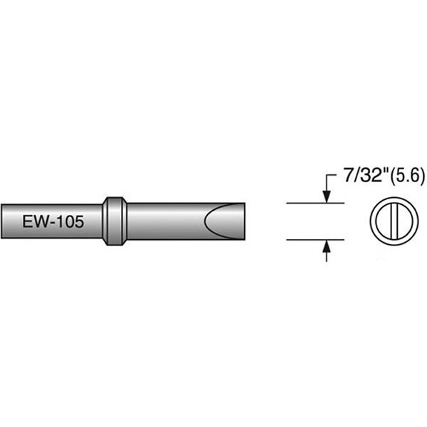 PLATO EW-105 - PUNTA SALDANTE - CACCIAVITE 5.6MM