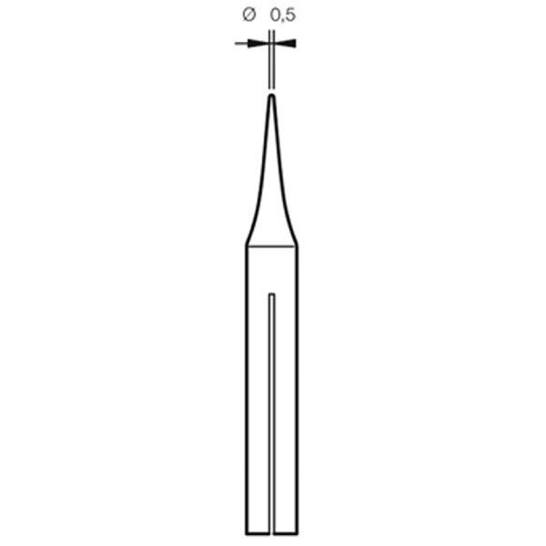 JBC PUNTA SALDANTE B-03D CONICA 0.5MM SERIE 14ST
