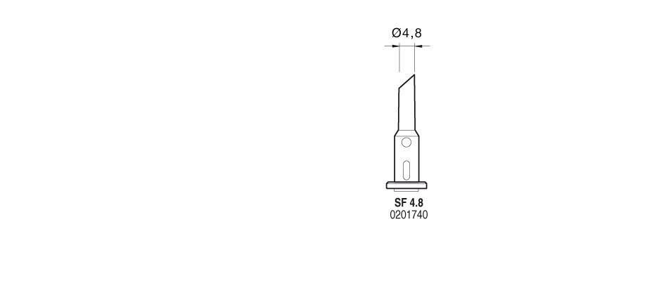 JBC SF 4.8 - PUNTA Ø4.8 PER SALDATORE A GAS SG1070