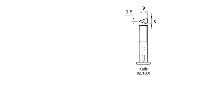 JBC KNIFE - PUNTA A LAMA PER SALDATORE A GAS