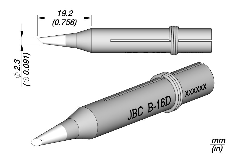 JBC PUNTA S. B-16D - FETTA S. Ø2.3 -