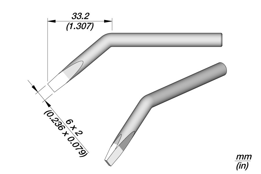 JBC PUNTA SALDANTE 50D - CACCIAVITE 7.5X2MM - 50S