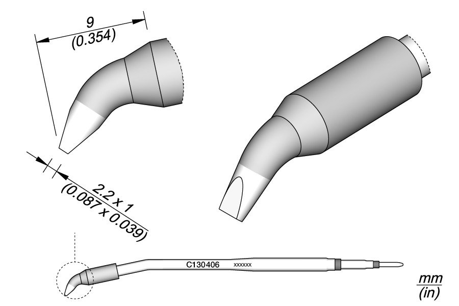 JBC PUNTA SALDANTE C130-406 - CACCIAVITE CURVO