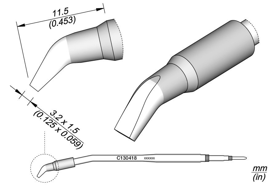 JBC PUNTA SALDANTE C130-418 - CACCIAVITE CURVO
