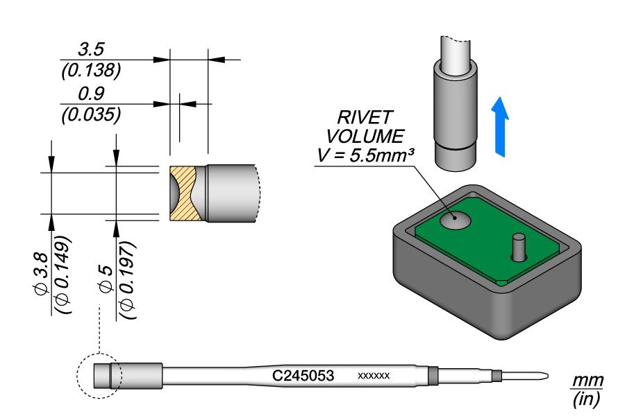 JBC PUNTA SALDANTE C245-053 - PER RIVETTI