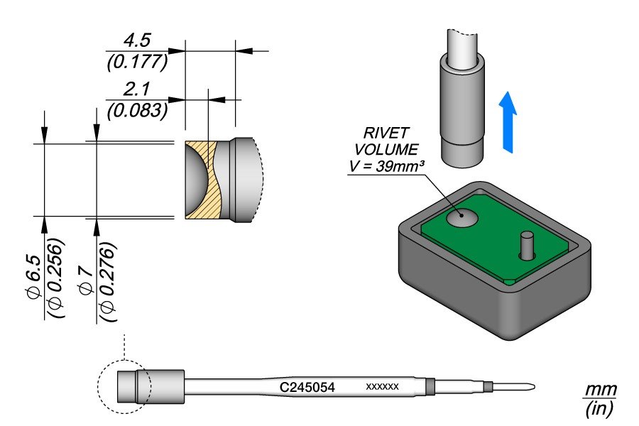 JBC PUNTA SALDANTE C245-054 - PER RIVETTI