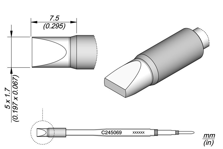 JBC PUNTA SALDANTE C245-069 - CACCIAVITE HT 5X1.7