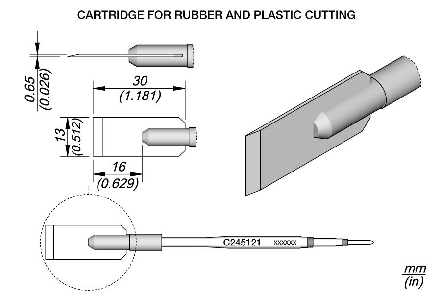 JBC PUNTA SALDANTE C245-121 - LAMA 13MM