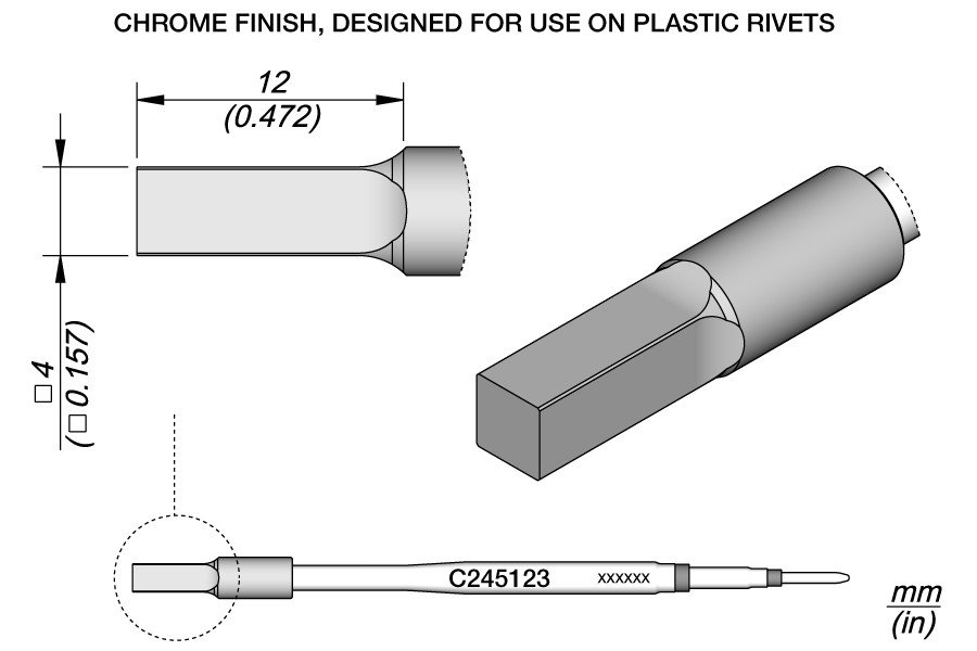 JBC PUNTA SALDANTE C245-123 - PER RIVETTI