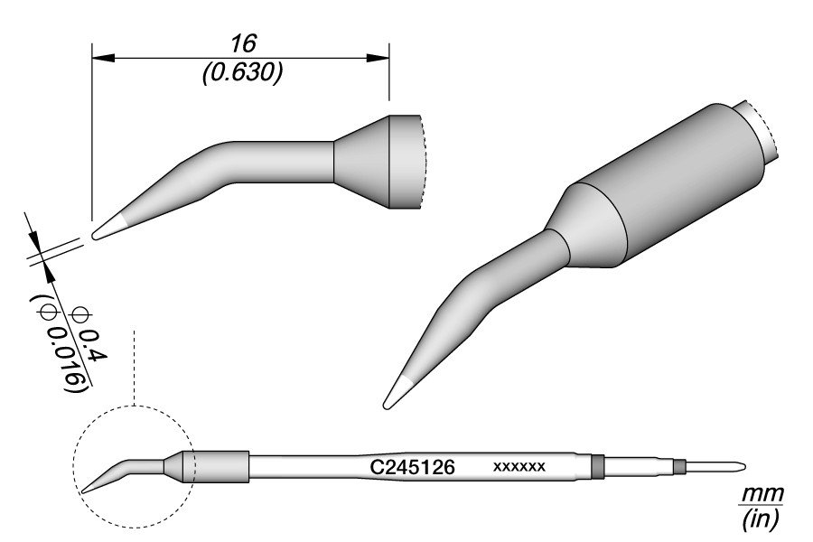 JBC PUNTA SALDANTE C245-126 - CONICA CURVA