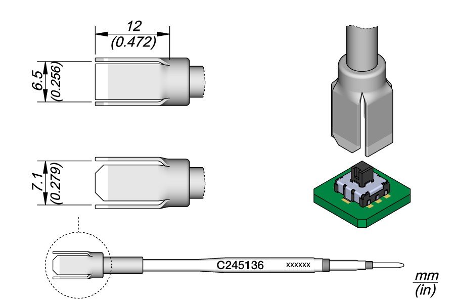 JBC PUNTA SALDANTE C245-136 - PER I MICRO STICK SW