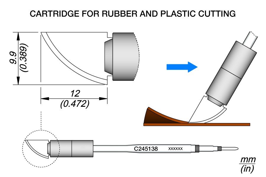 JBC PUNTA SALDANTE C245-138 - PER PLASTICA E