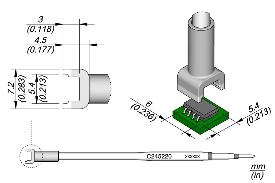 JBC PUNTA SALDANTE C245-220 - PER INTEGRATI DIL