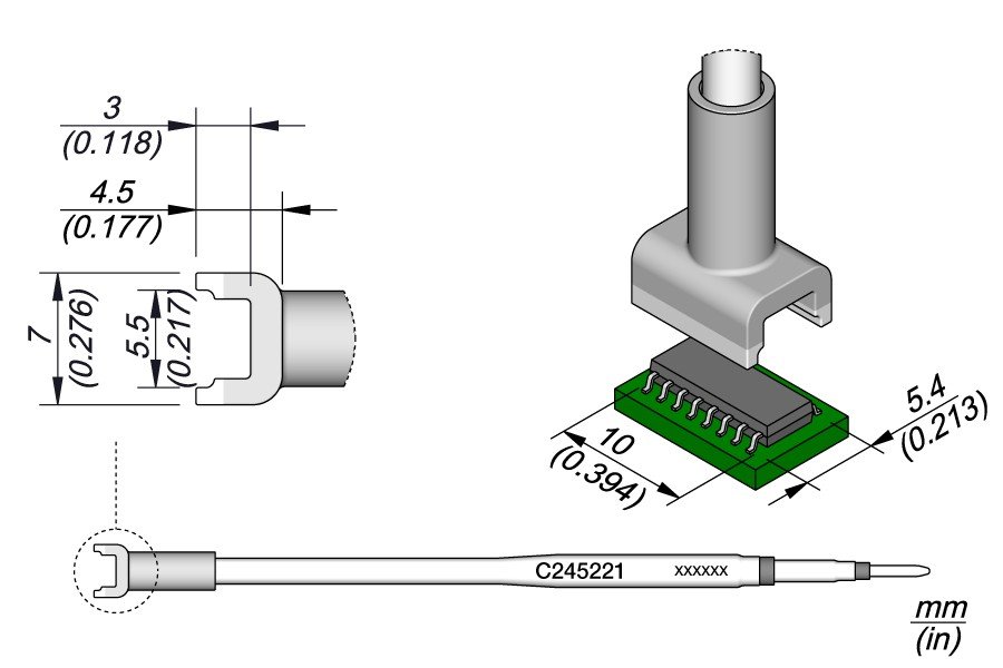 JBC PUNTA SALDANTE C245-221 - PER INTEGRATI DIL