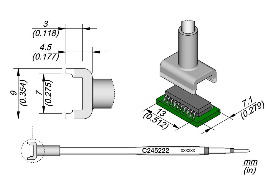 JBC PUNTA SALDANTE C245-222 - PER INTEGRATI DIL