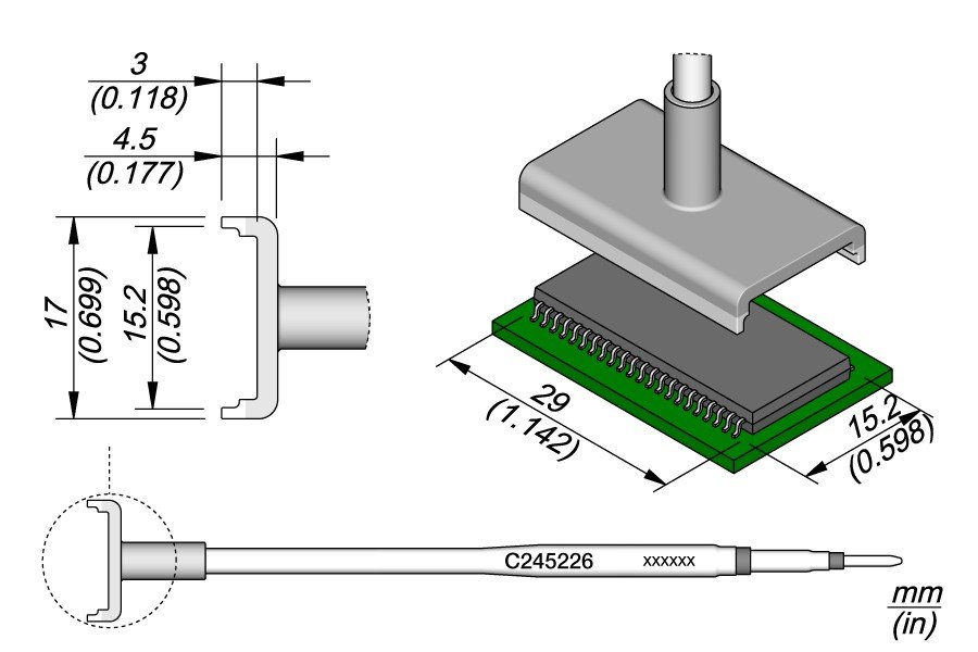 JBC PUNTA SALDANTE C245-226 - PER INTEGRATI DIL -