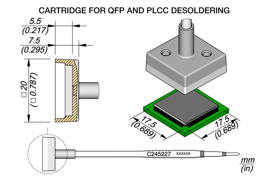 JBC PUNTA SALDANTE C245-227 - PER QFP -