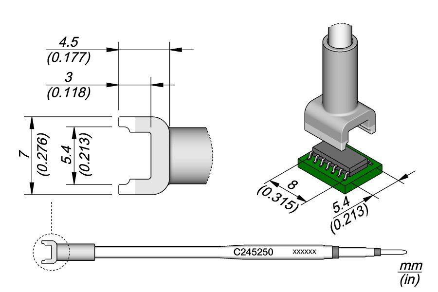 JBC PUNTA SALDANTE C245-250 - PER INTEGRATI DIL -