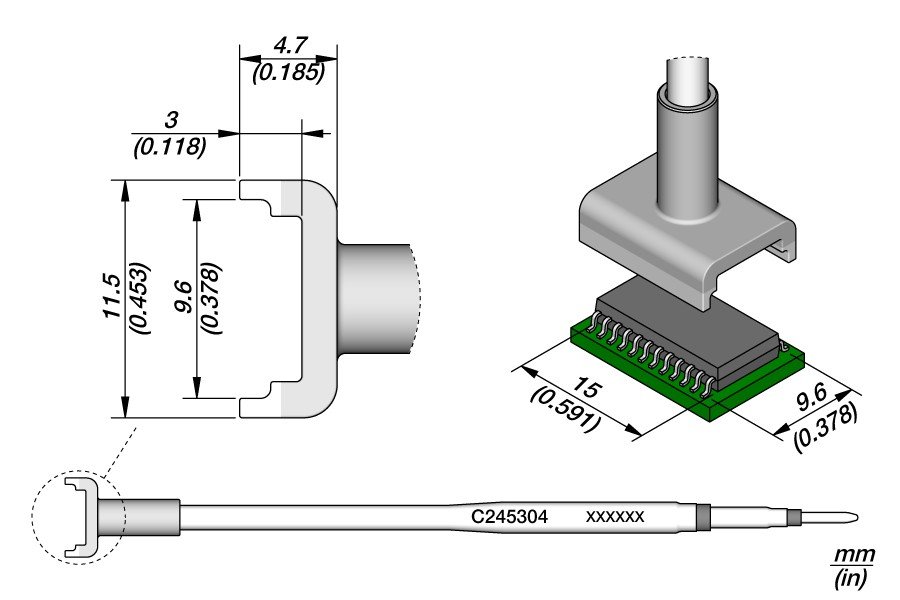 JBC PUNTA SALDANTE C245-304 - PER INTEGRATI DIL