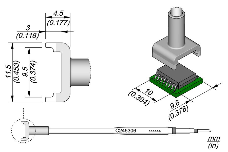 JBC PUNTA SALDANTE C245-306 - PER INTEGRATI DIL