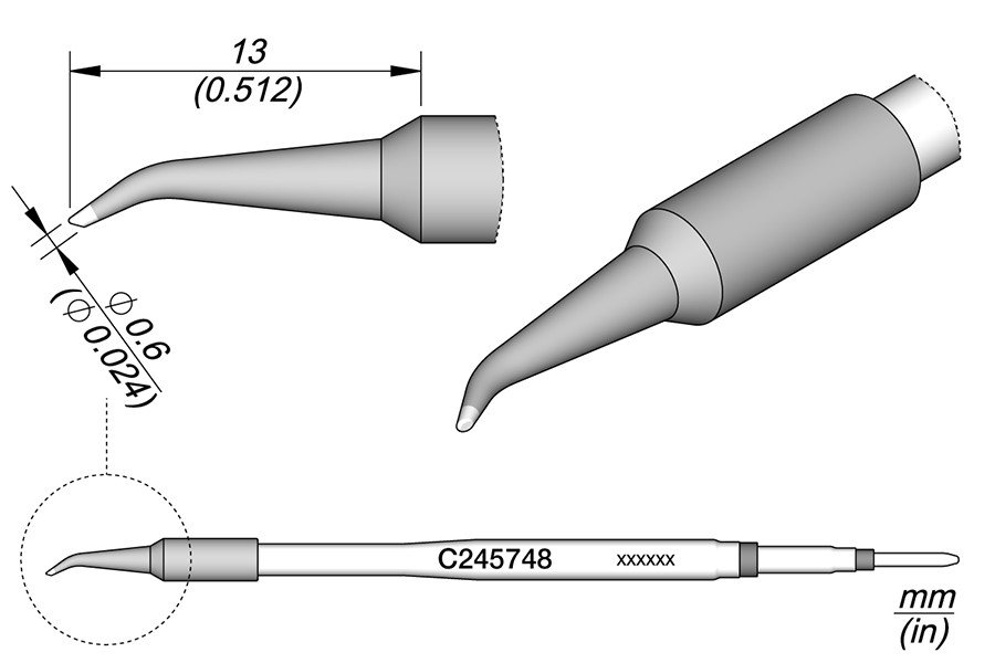 JBC PUNTA SALDANTE C245-748 - FETTA DI SALAME CURV