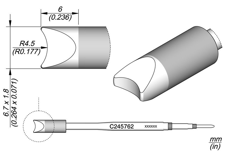 JBC PUNTA SALDANTE C245-762 - PER FILI/PIN