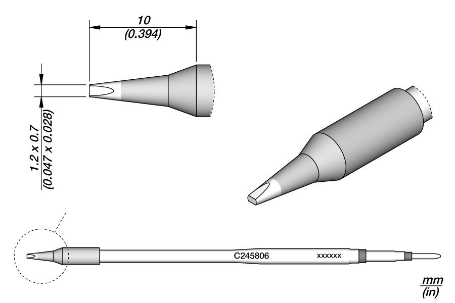 JBC PUNTA SALDANTE C245-806 - CACCIAVITE DRITTO -