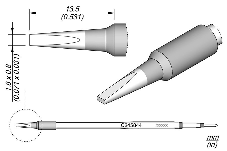 JBC PUNTA SALDANTE C245-844 - CACCIAVITE DRITTO -