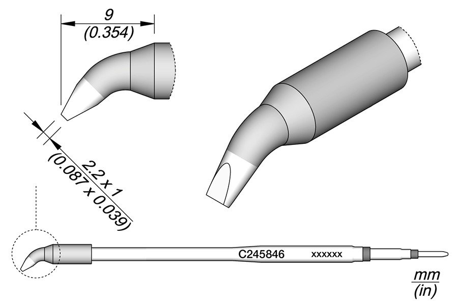 JBC PUNTA SALDANTE C245-846 - CACCIAVITE CURVO